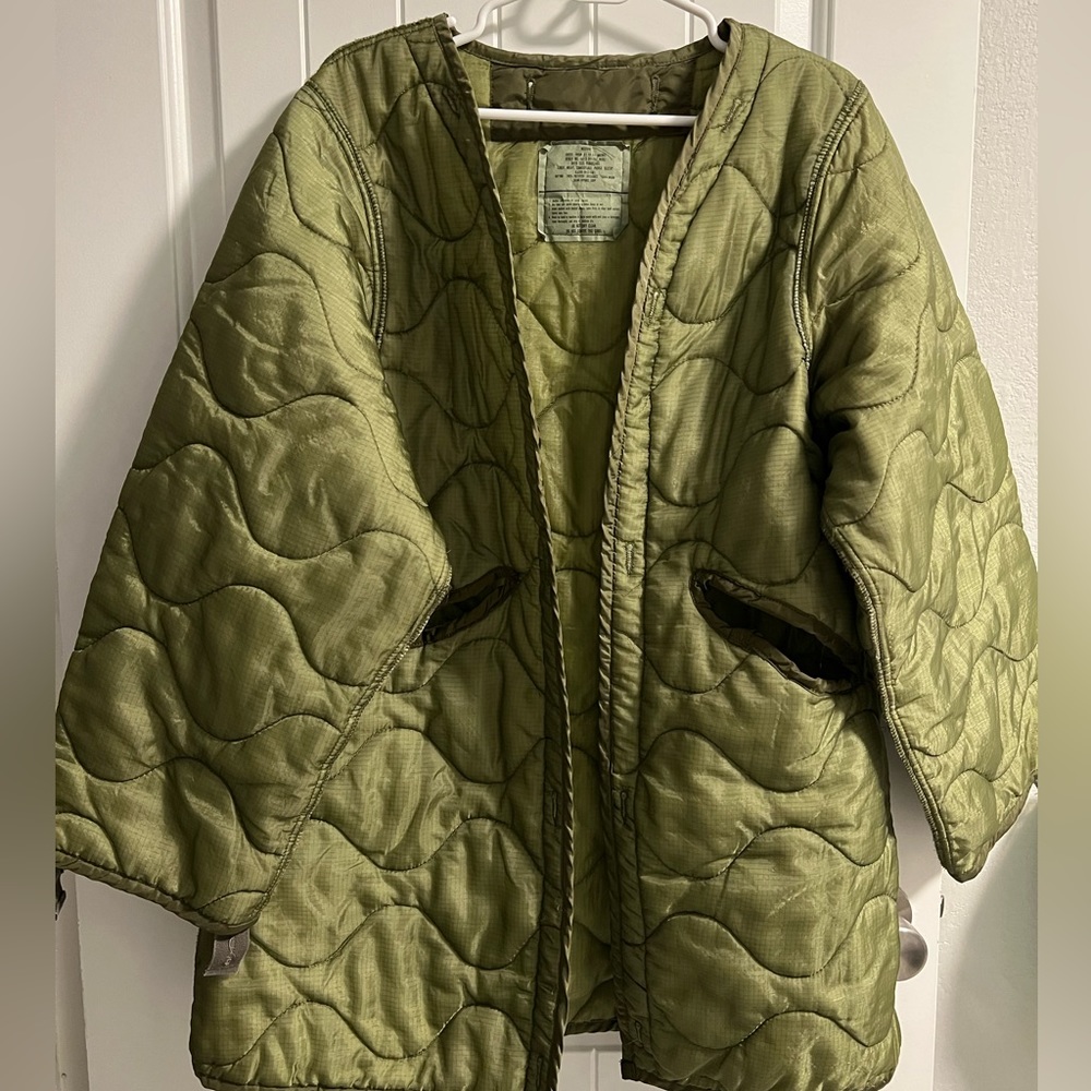 XL military liner jacket